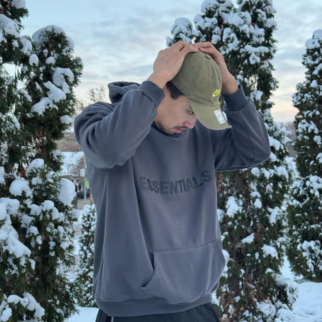Essentials Hoodie Dark Gray