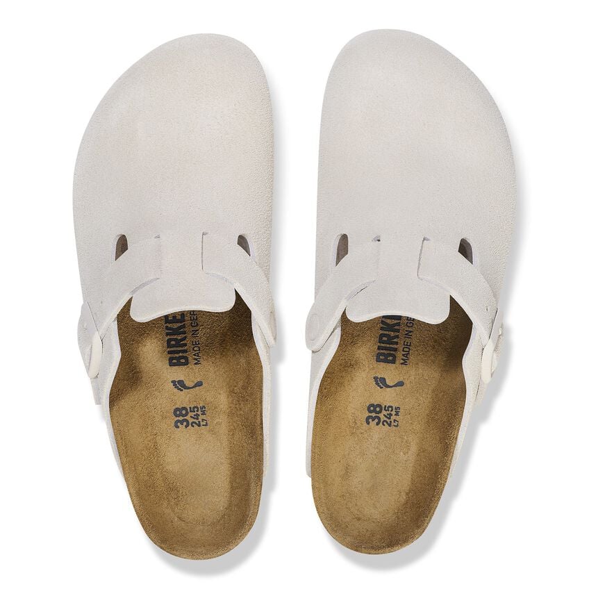 BIRKENSTOCK® BOSTON CORK CLOGS OFF-WHITE