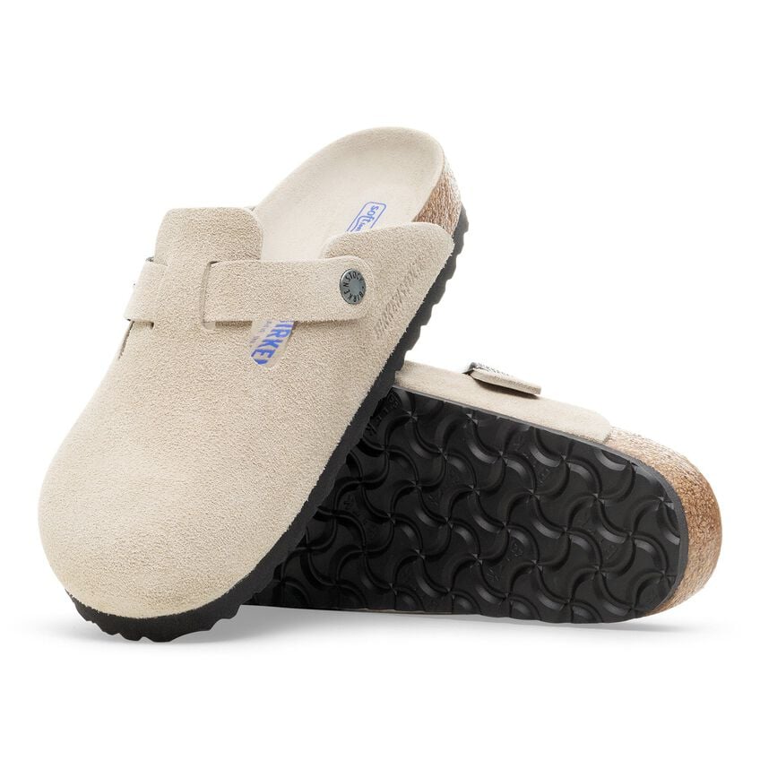 BIRKENSTOCK® BOSTON CORK CLOGS OFF-WHITE