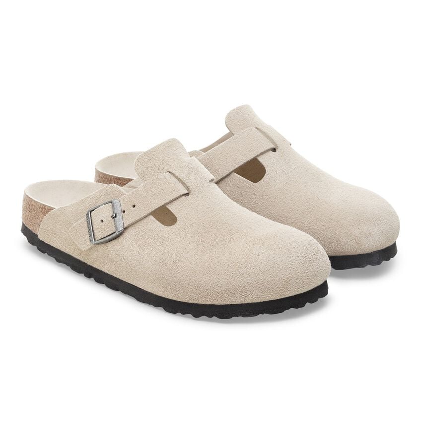 BIRKENSTOCK® BOSTON CORK CLOGS BEIGE