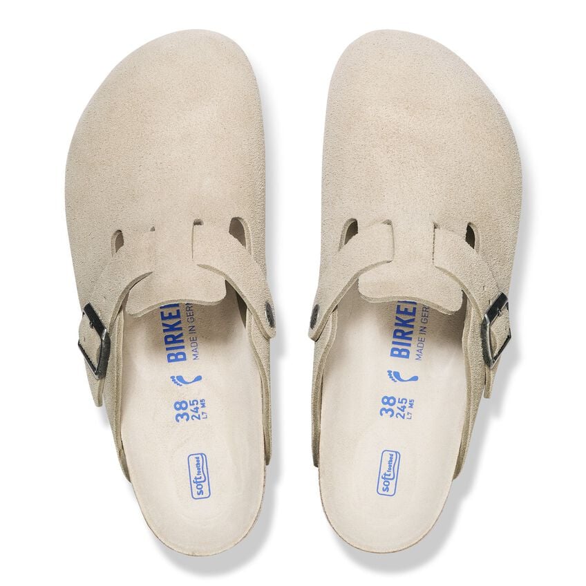 BIRKENSTOCK® BOSTON CORK CLOGS BEIGE