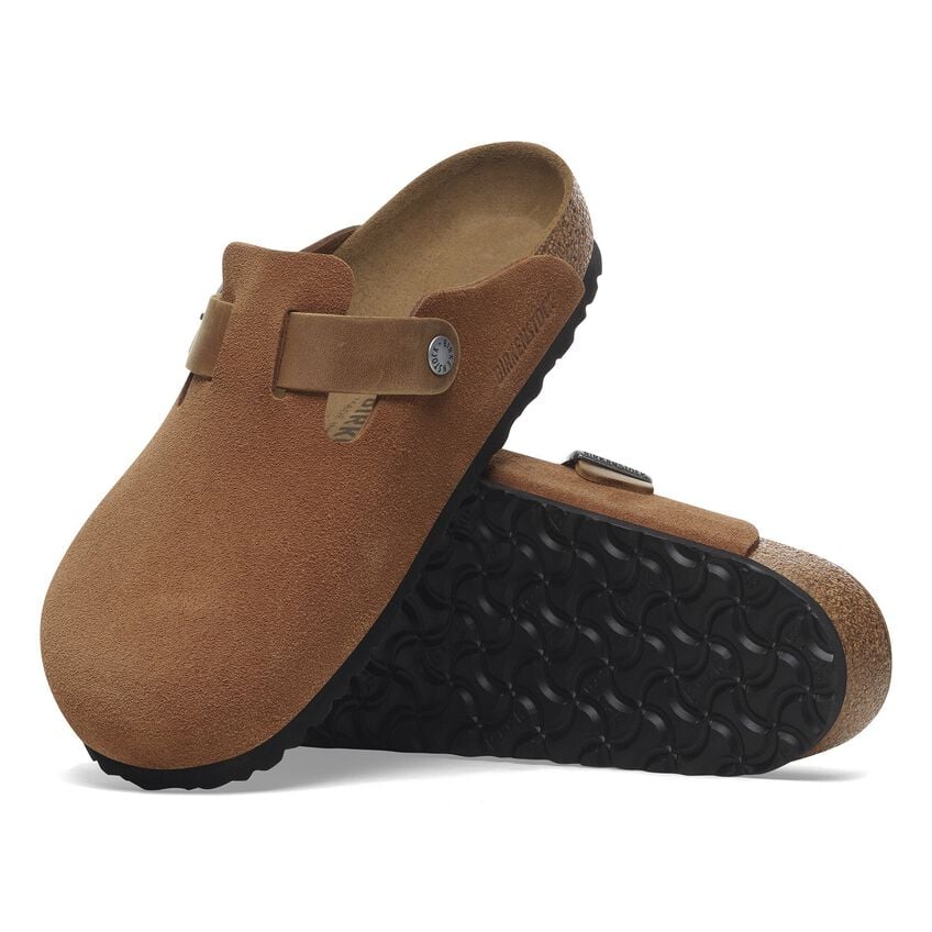 BIRKENSTOCK® BOSTON CORK CLOGS OFF-WHITE
