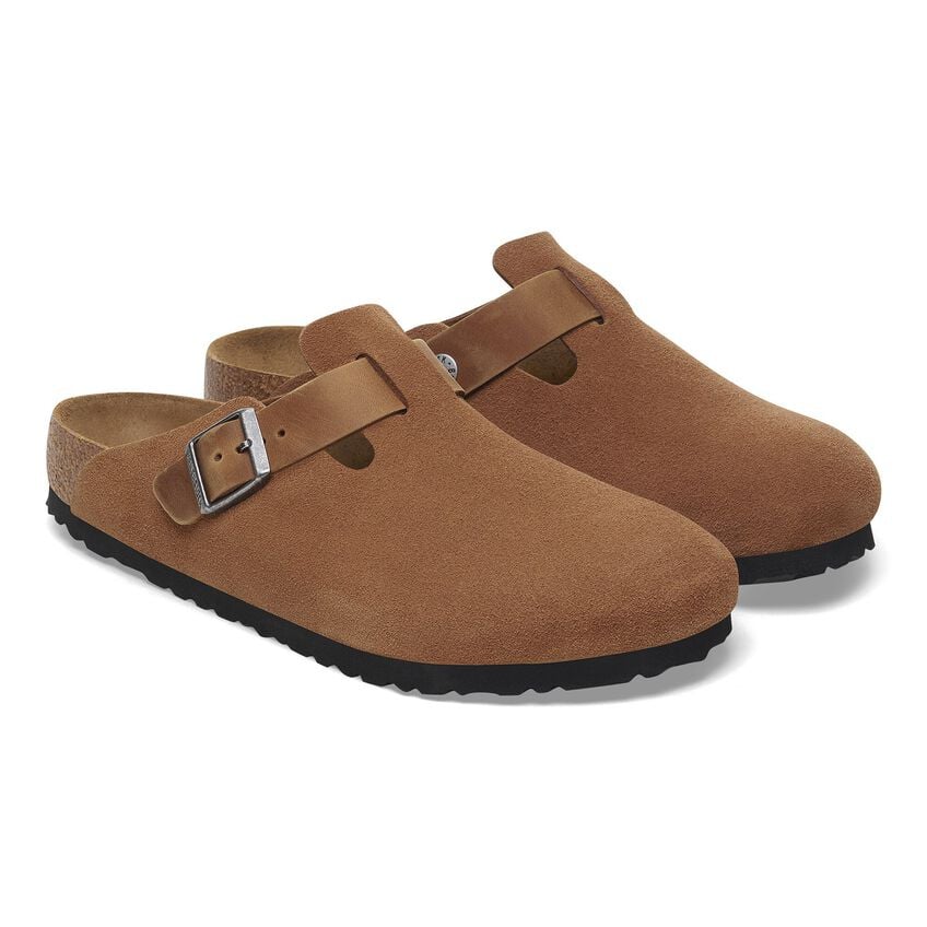 BIRKENSTOCK® BOSTON CORK CLOGS COGNAC