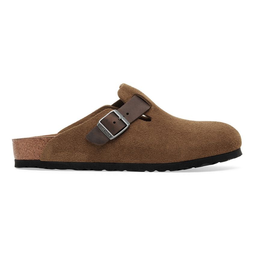 BIRKENSTOCK® BOSTON CORK CLOGS DARK TEA