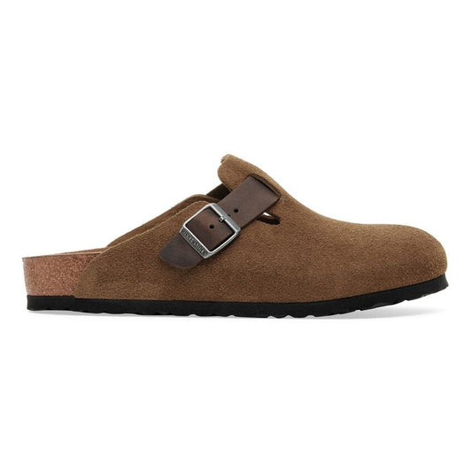 BIRKENSTOCK® BOSTON CORK CLOGS DARK TEA