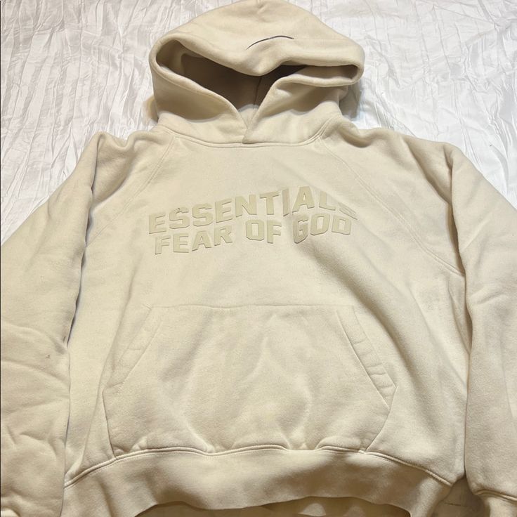 Essentials Fear of God Hoodie Yellow