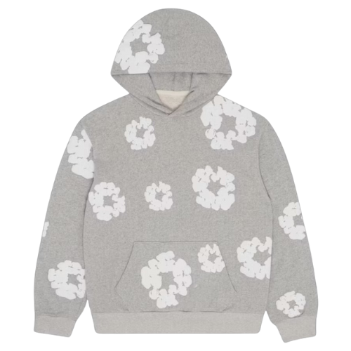 DENIM TEARS TRACK HOODIE GRAY