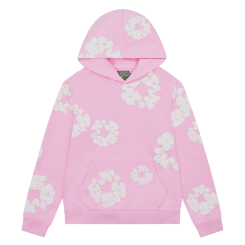 DENIM TEARS TRACK HOODIE PINK