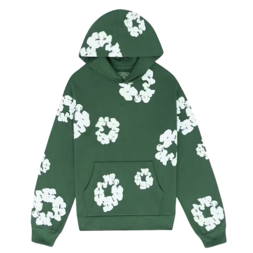 DENIM TEARS TRACK HOODIE GREEN