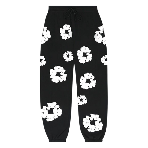 DENIM TEARS TRACK PANTS BLACK