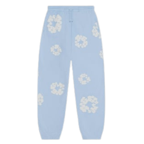 DENIM TEARS TRACK PANTS LIGHT BLUE