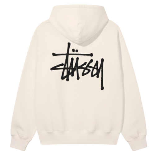 STÜSSY BASIC HOODIE BEIGE