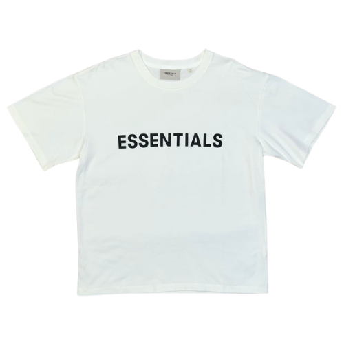 ESSENTIALS BASIC TEE WHITE