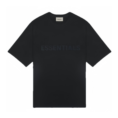ESSENTIALS BASIC TEE JET BLACK