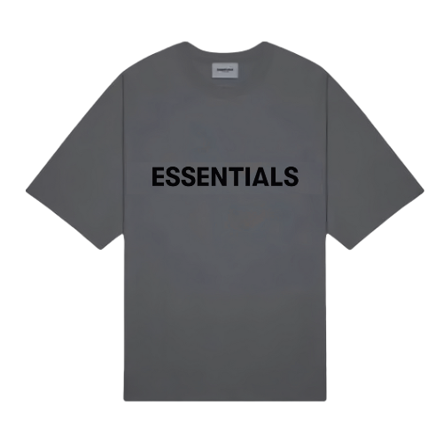 ESSENTIALS BASIC TEE DARK GRAY