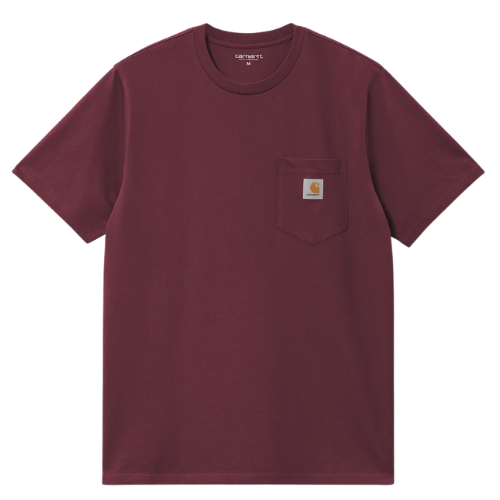 CARHARTT® WIP POCKET TEE MAROON