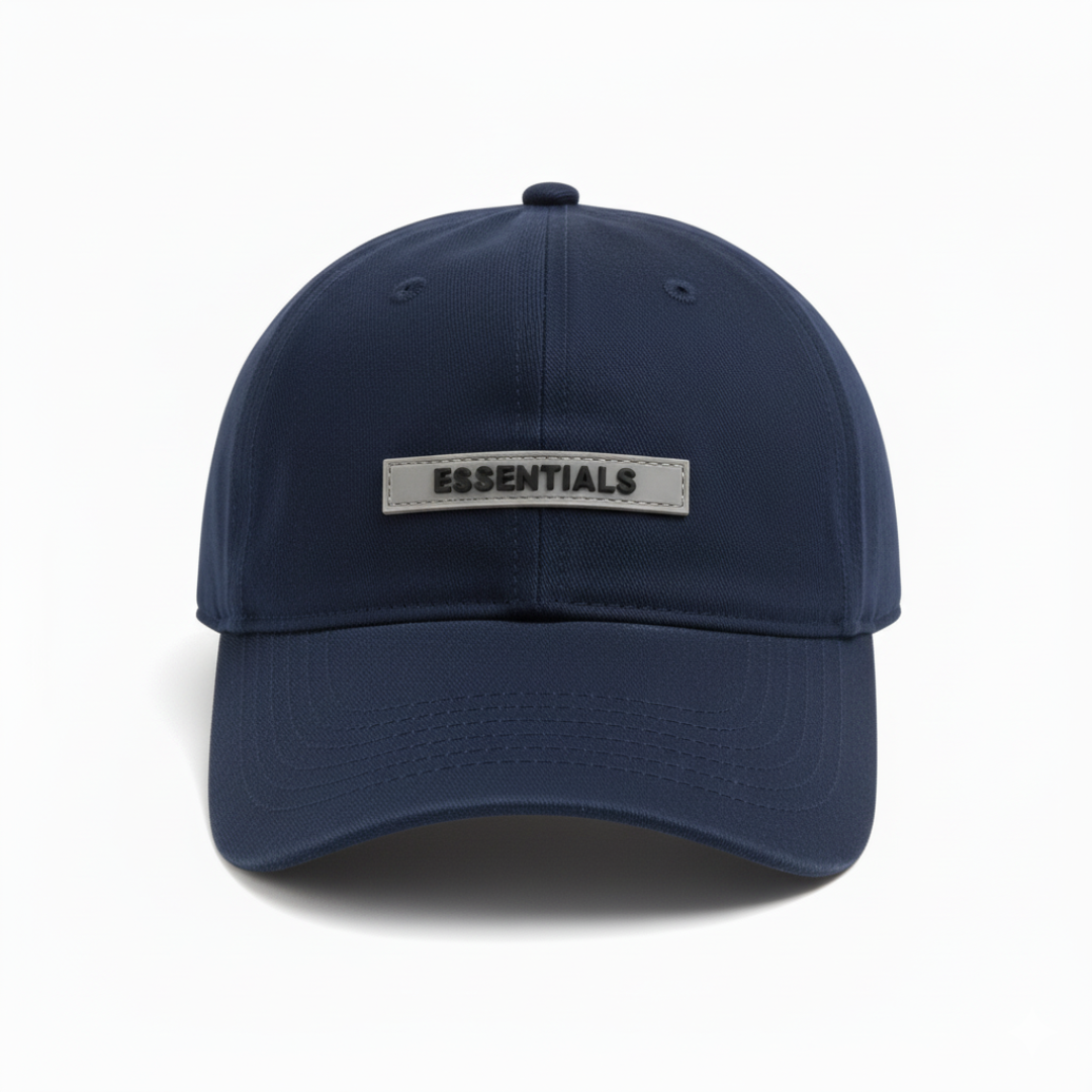 ESSENTIALS PLAIN CAP NAVY BLUE