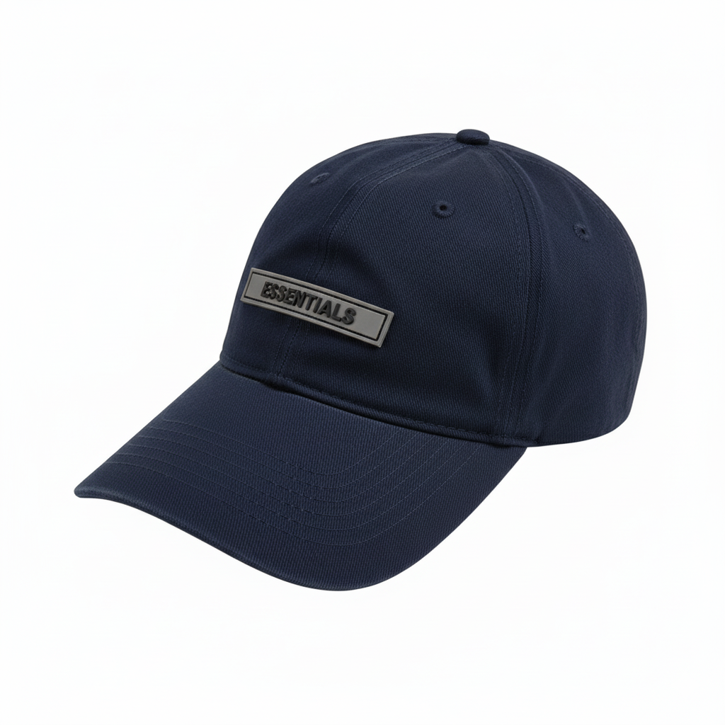 ESSENTIALS PLAIN CAP NAVY BLUE