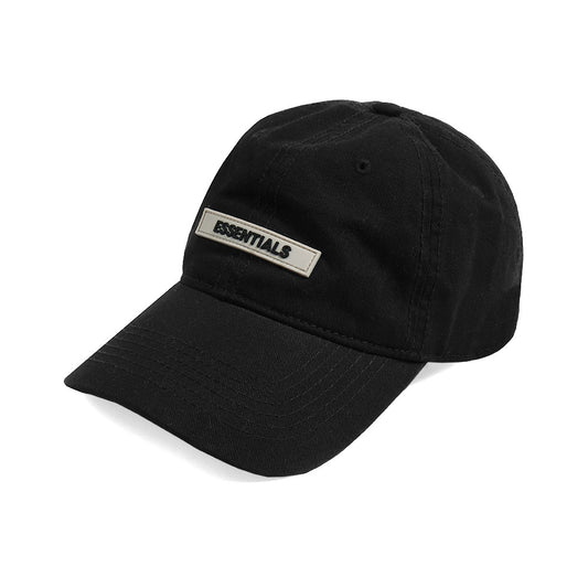 ESSENTIALS PLAIN CAP BLACK