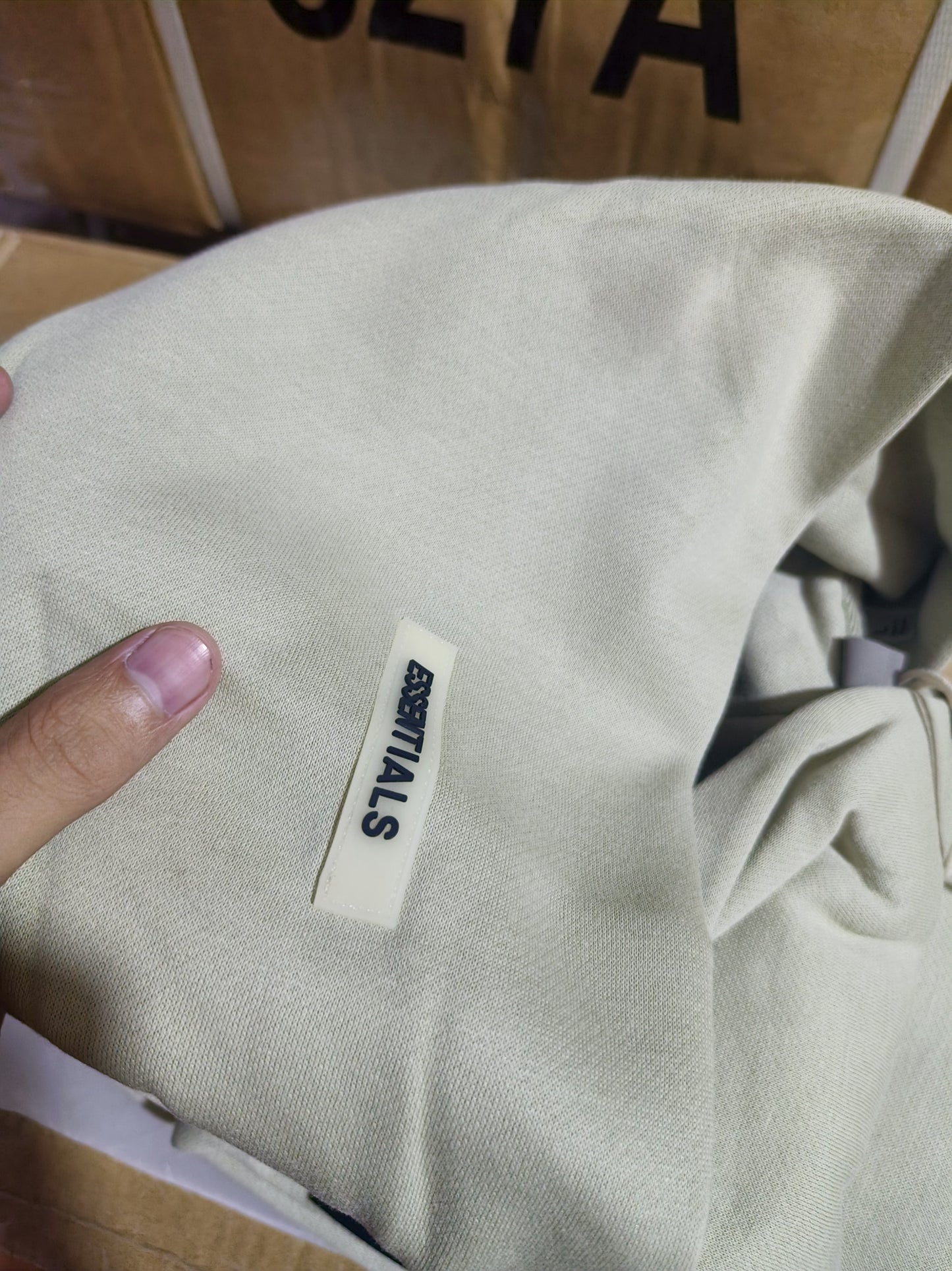 Essentials Hoodie Matcha