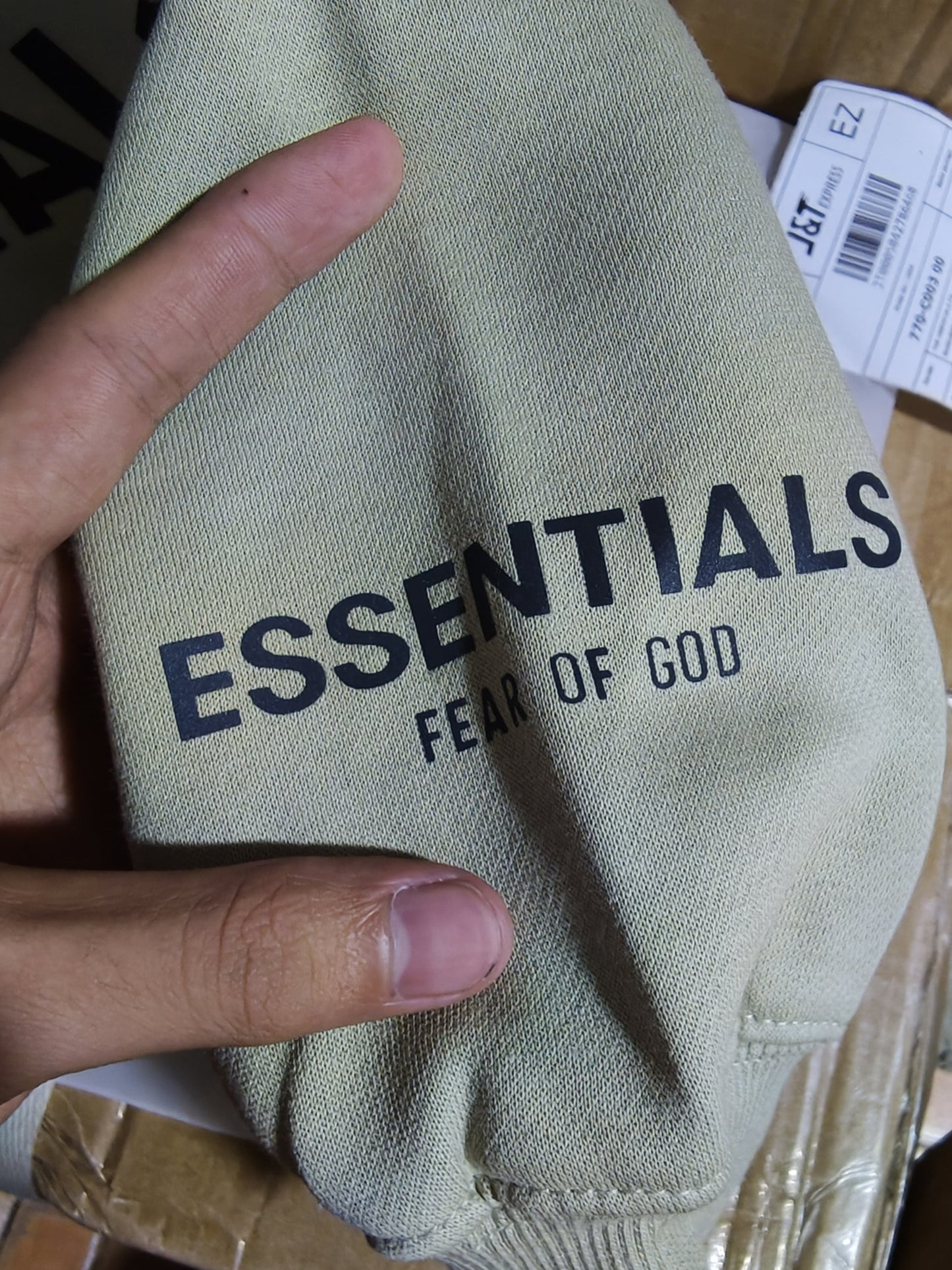 Essentials Hoodie Matcha