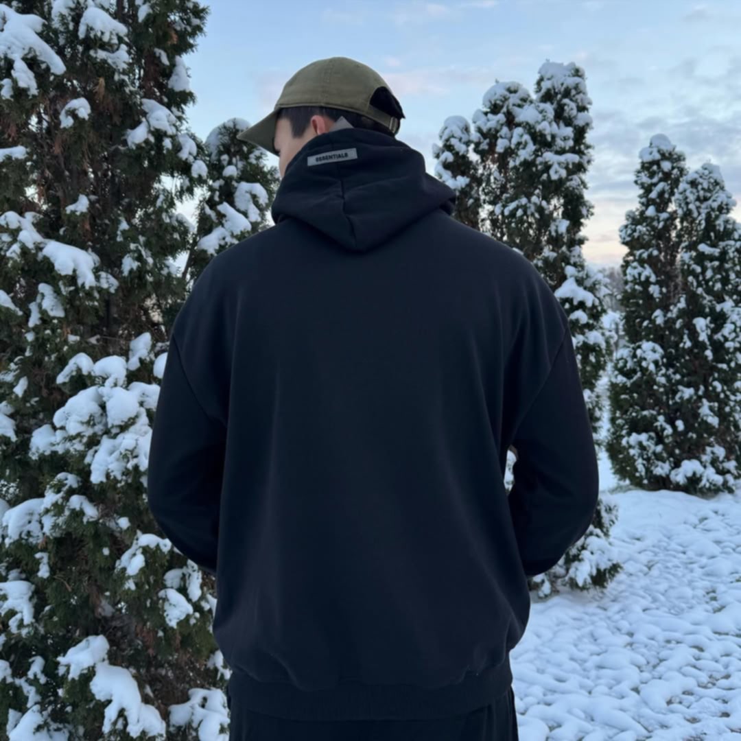 Essentials Hoodie Black