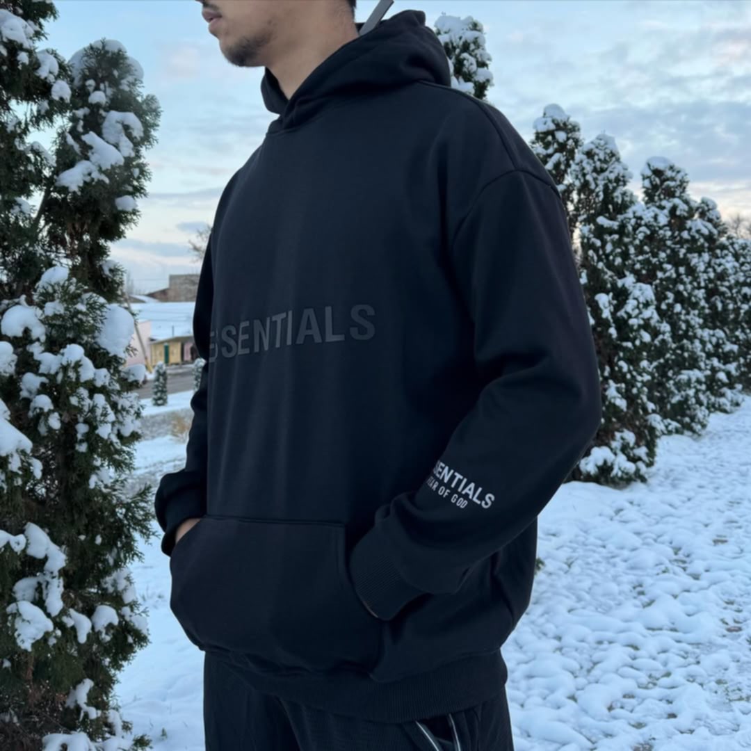 Essentials Hoodie Black