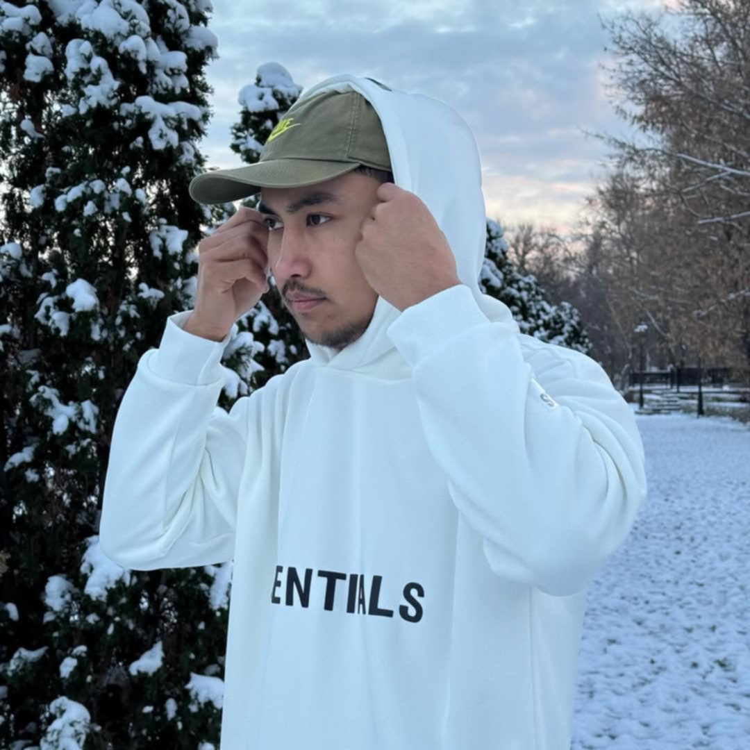 Essentials Hoodie White