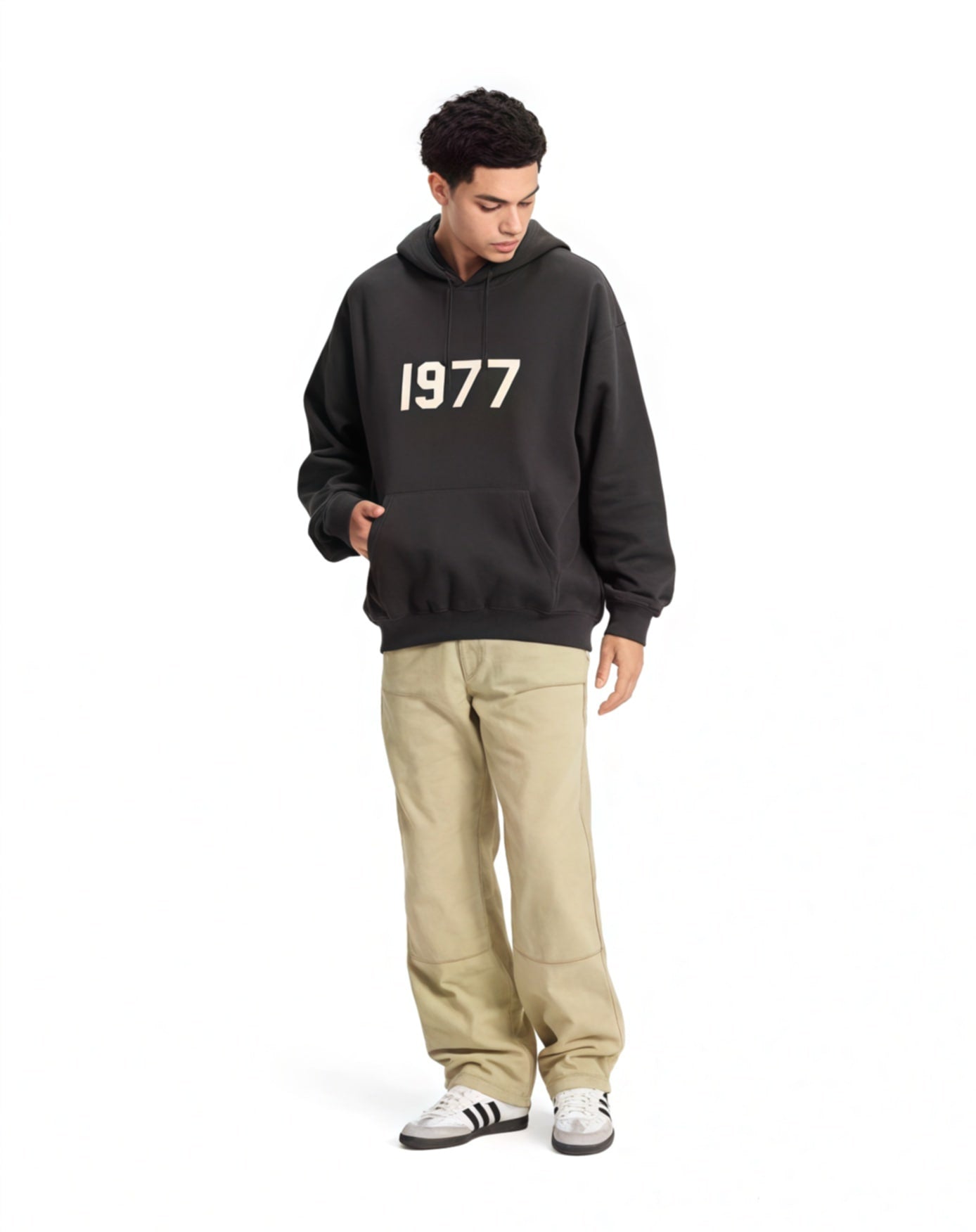Essentials 1977 Hoodie Black