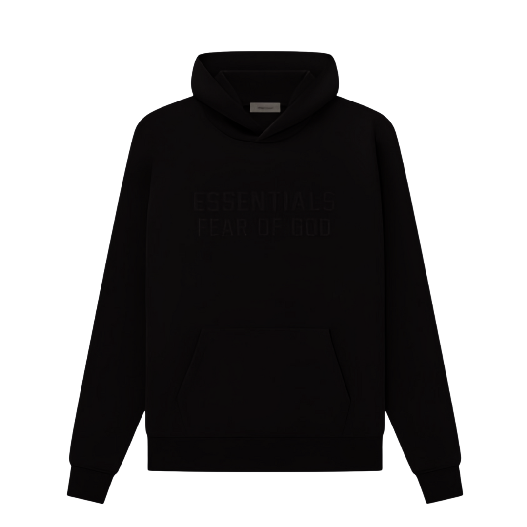 Essentials Fear of God Hoodie Jet Black