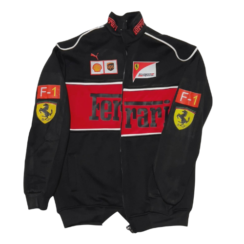FERRARI BLACK RACING JACKET