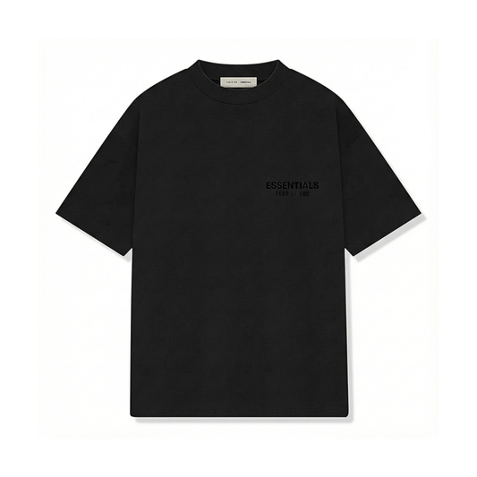 ESSENTIALS CORE BASIC TEE JET BLACK
