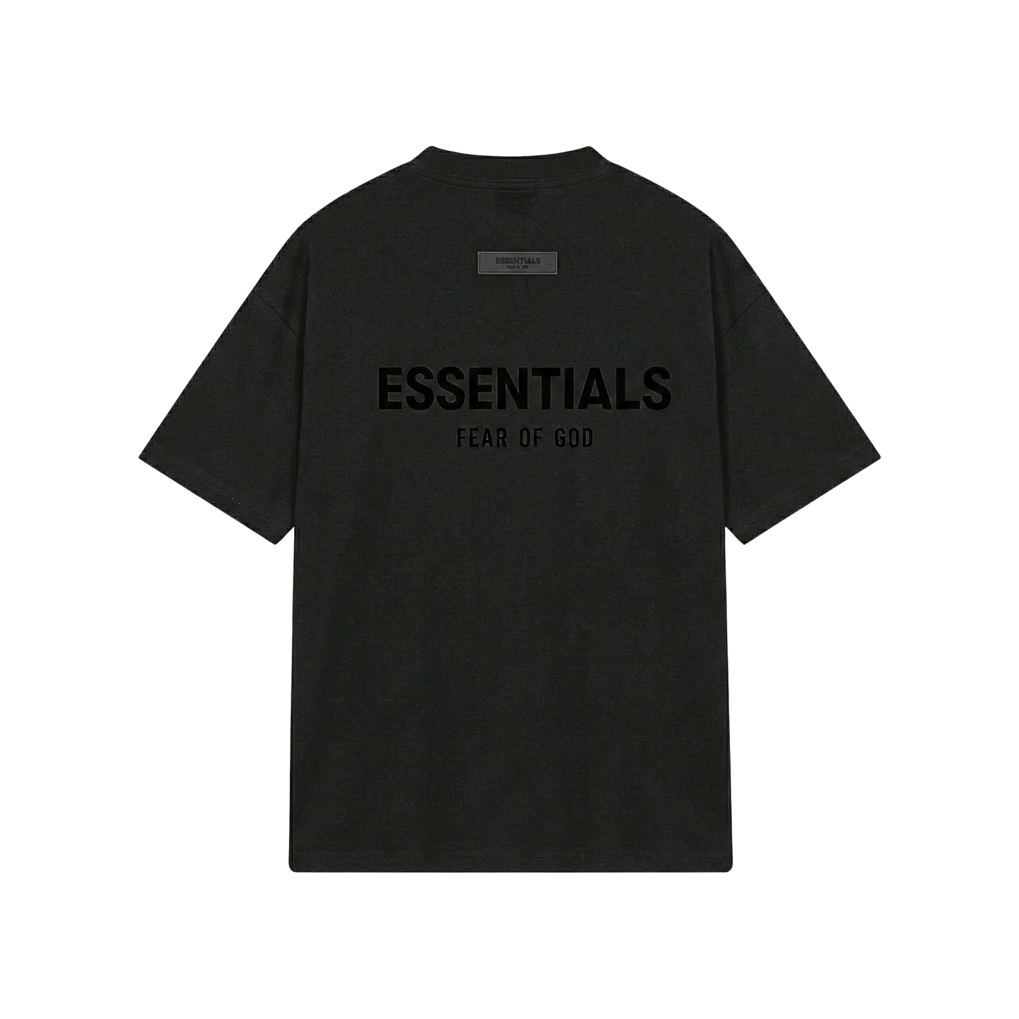ESSENTIALS CORE BASIC TEE JET BLACK