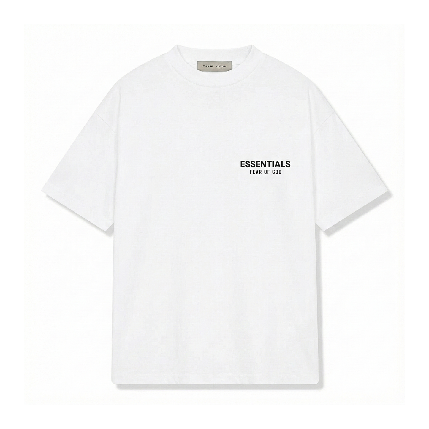 ESSENTIALS CORE BASIC TEE CREAM