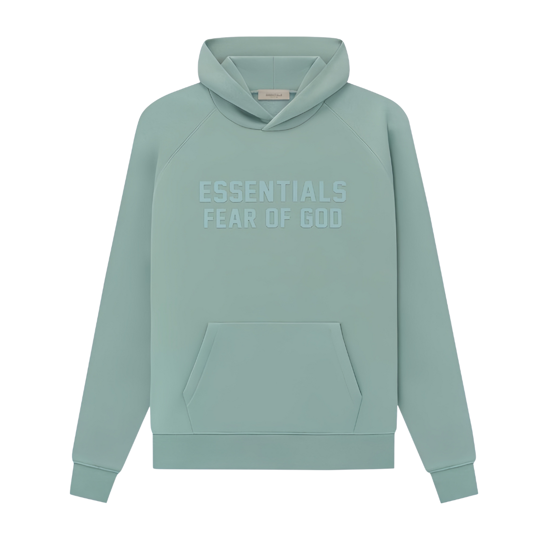 Essentials Fear of God Hoodie Blue Green