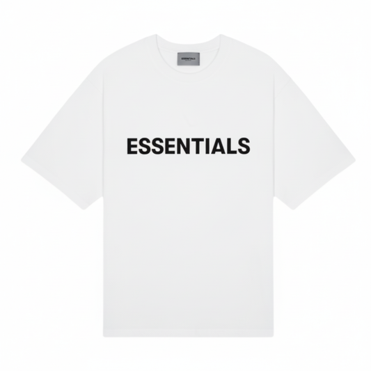 ESSENTIALS BASIC TEE WHITE
